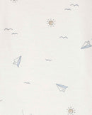 Kit body bebê 5 peças ombros transpassados panda multicor