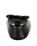 Sapato bebê com laço preta