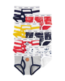 Kit Cueca Infantil ´s 7 Peças Multicor