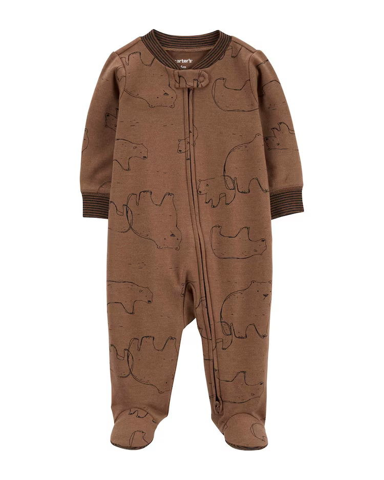Macacão bebê ursos marrom |