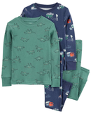 Pijama longo bebê 4 peças dinossauros multicor | Carter's