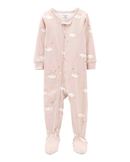 Macacão pijama infantil cisnei rosa |