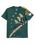 Camiseta infantil camaleão camuflado verde |