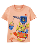 Camiseta infantil manga curta sirizinho rosa |