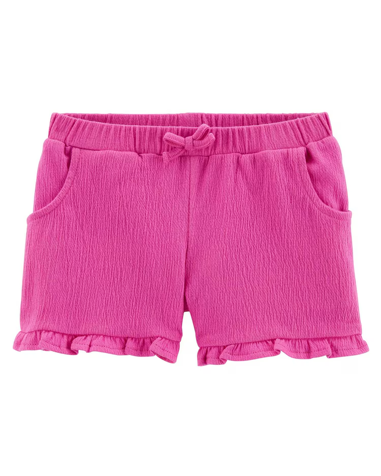 Short Infantil Rosa