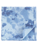 Manta Bebê Tie Dye Algodão Azul