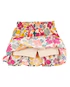 Short-saia infantil babado floral multicor |