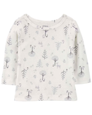 Salopete bebê 2 peças árvores e bichinhos com meia-calça multicor | Carter's