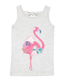 Regata infantil flamingo cinza |